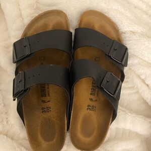 Birkenstock Black Double-Strap Sandals